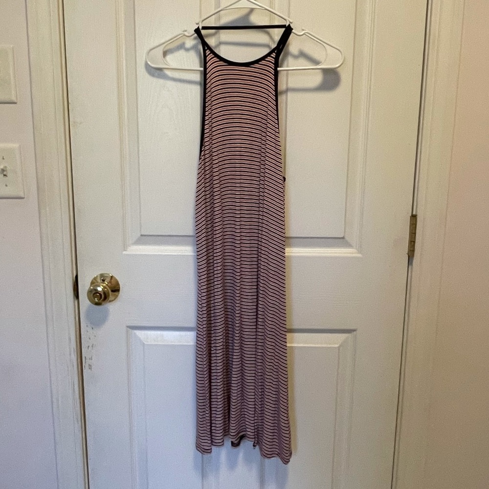 Red, White, and Blue Striped Dress